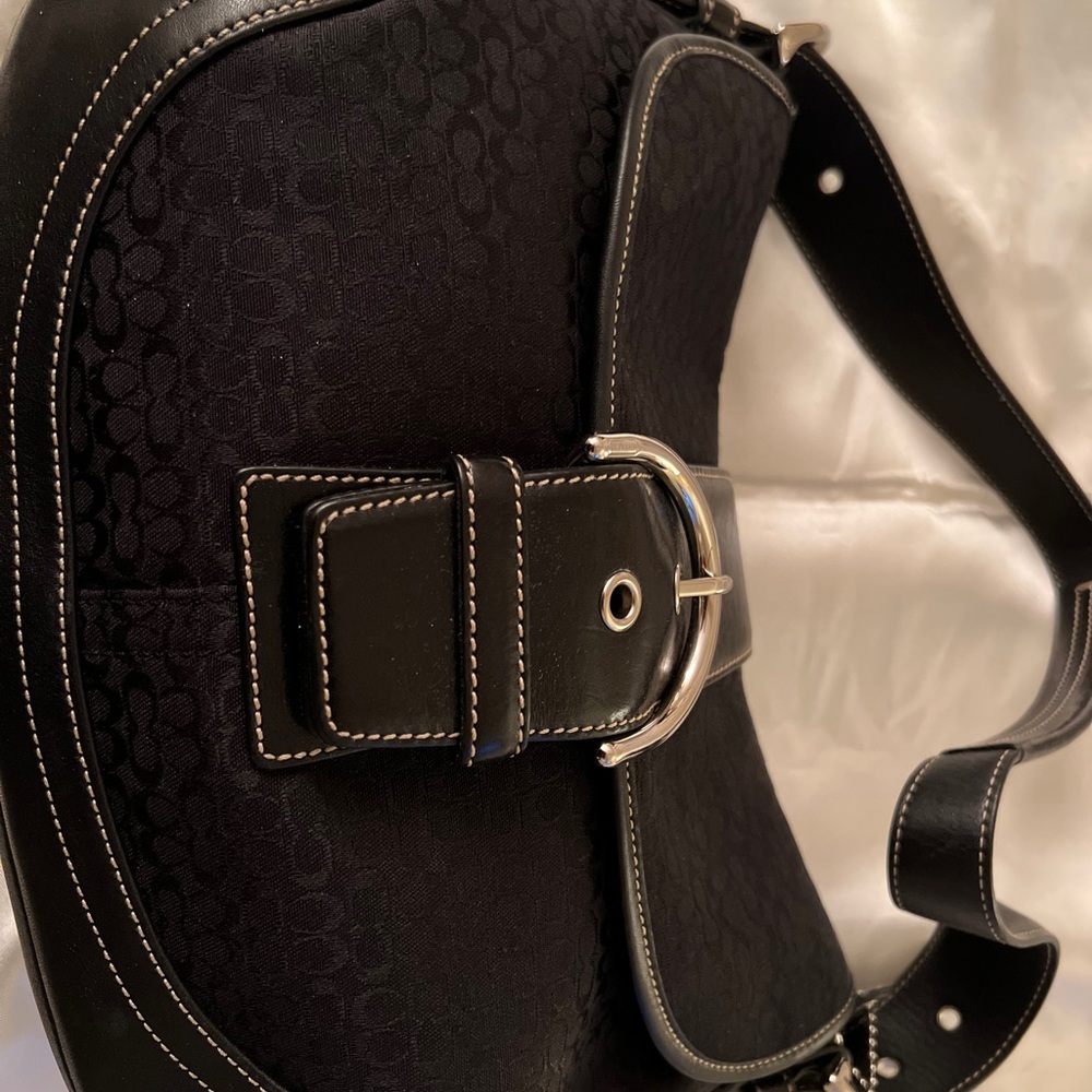 Gently Used Black Signature Coach Purse